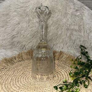 Royal Bavarian Lead Crystal Annual Bell Vintage 1978 Santa on a Sleigh‎